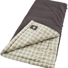 Heritage Big & Tall Cold-Weather Sleeping Bag - 10F Camping for Adults, Comfortable & Warm Flannel for Outdoor Use, Fits Adults up to 6ft 7in Tall
